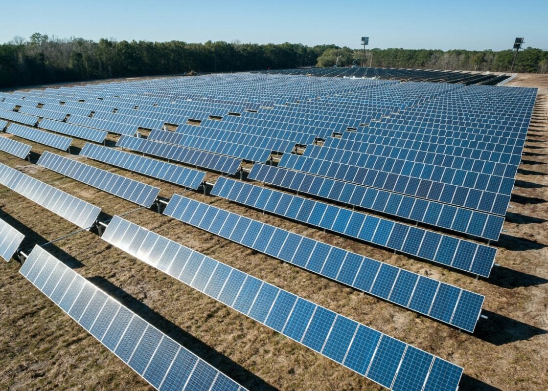 A solar project in the US.