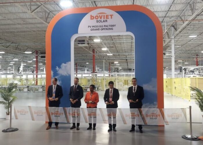 Boviet Solar inaugurates its first US module assembly plant in North Carolina