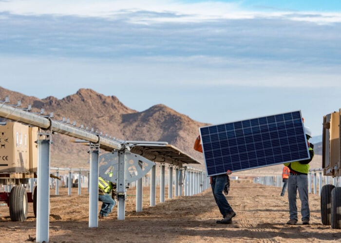 Construction at a DESRI project.