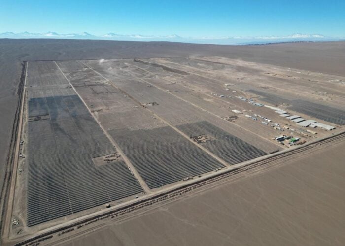 Aerial view of the Gabriela project in Chile