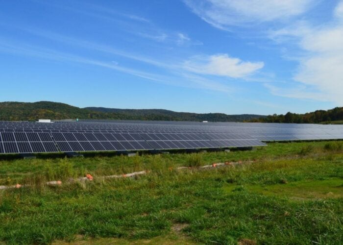 The project comprises two photovoltaic solar plants totalling 52MW, alongside an 11km transmission line. Image: Greenwood Energy