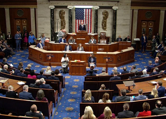 The US House of Representatives.