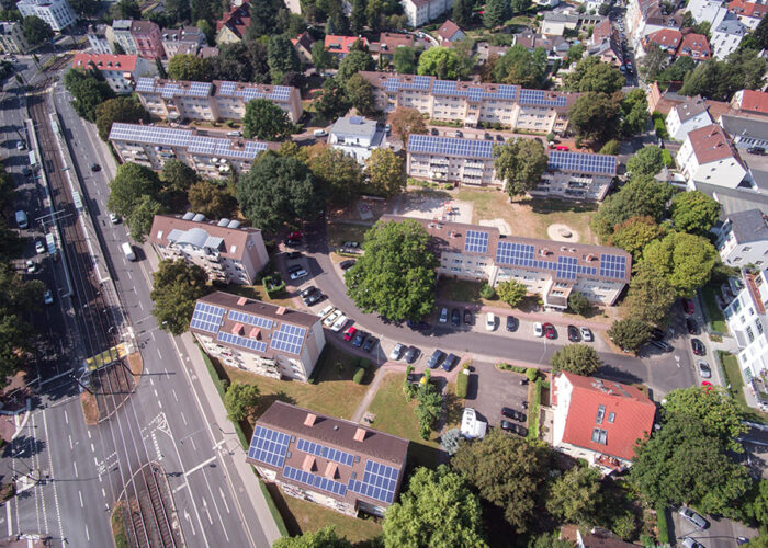 Rooftop solar panels in Germany.