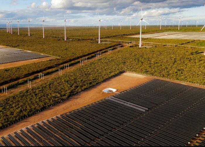The Serra da Babilônia hybrid power plant in Brazil.
