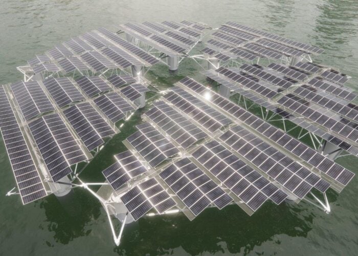 A floating solar project in the Netherlands from SolarDuck